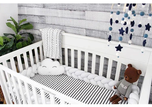 Braided Crib Bumper by Juju & Jake at $129.99! Shop now at Nestled by Snuggle Bugz for Crib Bumper.