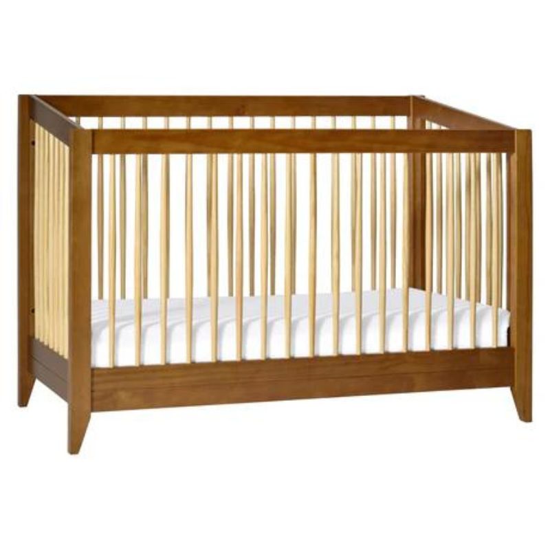 Babyletto Sprout 4 in 1 Convertible Crib With Toddler Bed Conversion Kit White