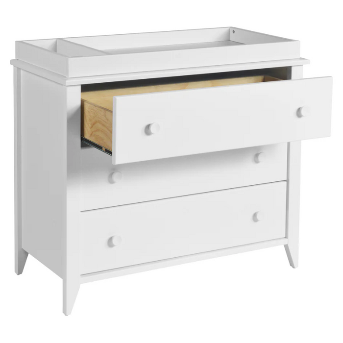 BABYLETTO Sprout 3 Drawer Changer Dresser White