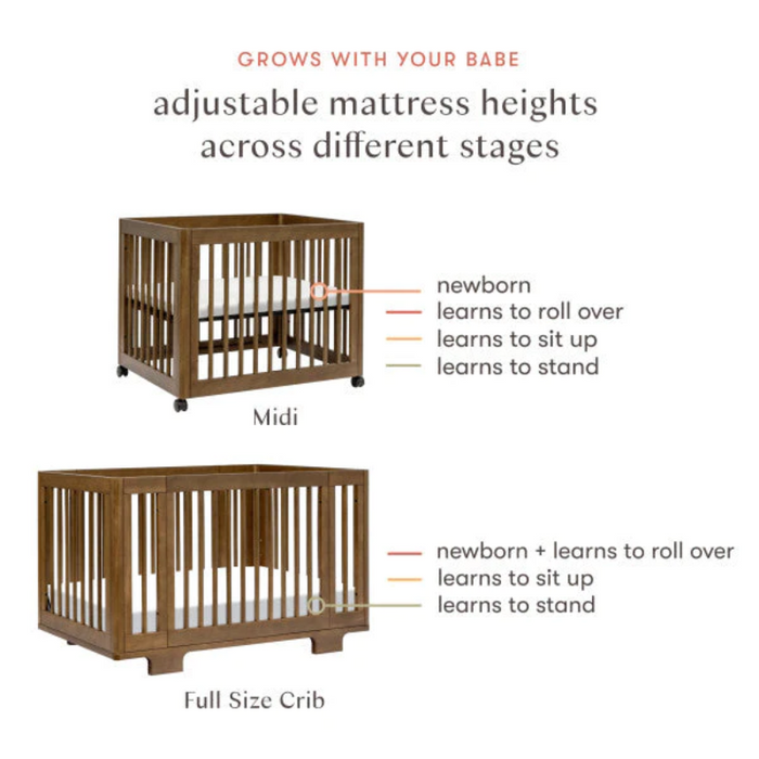 Yuzu 8-in-1 Convertible Crib by Babyletto at $899! Shop now at Nestled by Snuggle Bugz for Nursery & Décor.