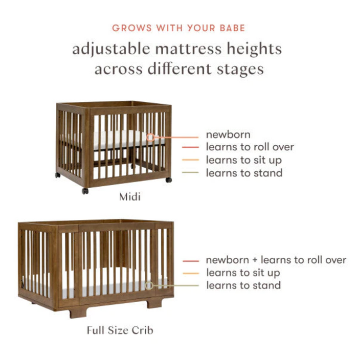 Yuzu 8-in-1 Convertible Crib by Babyletto at $899! Shop now at Nestled by Snuggle Bugz for Cribs.