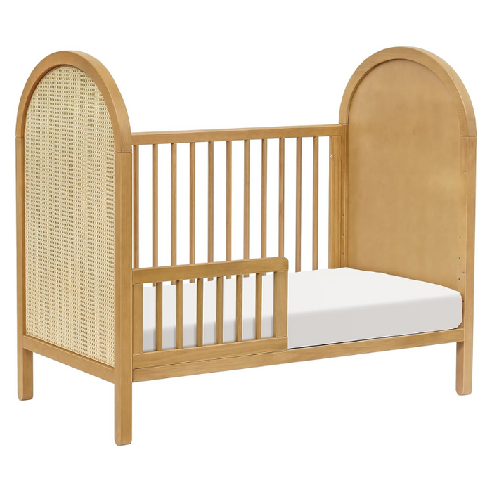 Babyletto Bondi Cane 3 in 1 Crib Black Natural Cane