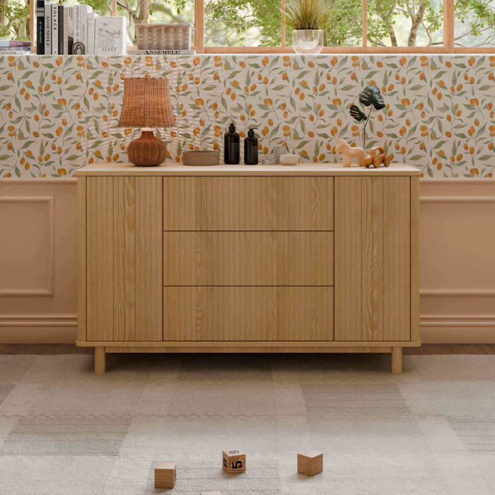 Pogo Tambour Dresser by Babyletto at $1199! Shop now at Nestled by Snuggle Bugz for Nursery & Décor.