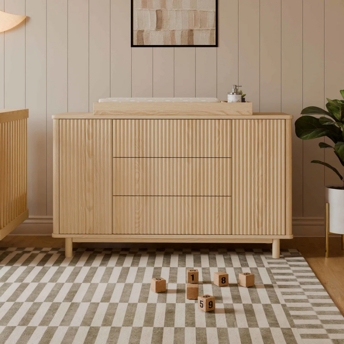 Pogo Tambour Dresser by Babyletto at $1199! Shop now at Nestled by Snuggle Bugz for Nursery & Décor.