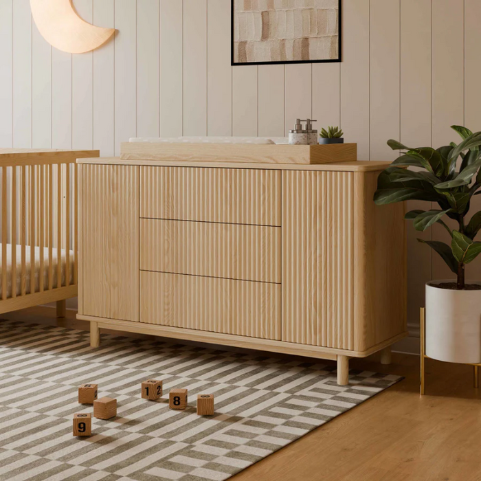 Pogo Tambour Dresser by Babyletto at $1199! Shop now at Nestled by Snuggle Bugz for Nursery & Décor.
