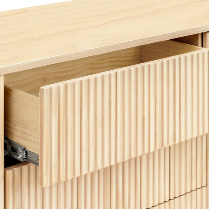 Pogo Tambour Dresser by Babyletto at $1199! Shop now at Nestled by Snuggle Bugz for Nursery & Décor.