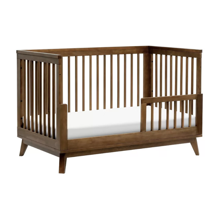 BABYLETTO Scoot 3 in 1 Convertible Crib WHITE WASHED NATURAL