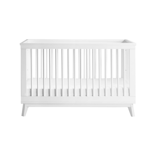 BABYLETTO Scoot 3 in 1 Convertible Crib WHITE WASHED NATURAL