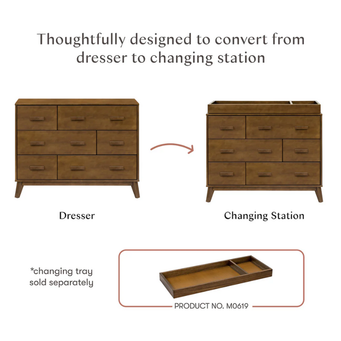 Scoot 6-Drawer Dresser by Babyletto at $999! Shop now at Nestled by Snuggle Bugz for Dressers.