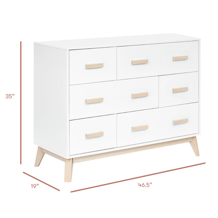 Scoot 6-Drawer Dresser by Babyletto at $999! Shop now at Nestled by Snuggle Bugz for Dressers.