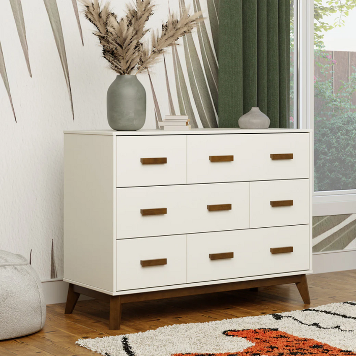 Scoot 6-Drawer Dresser by Babyletto at $999! Shop now at Nestled by Snuggle Bugz for Dressers.