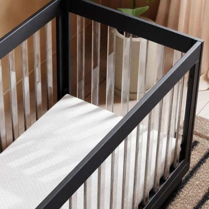 Harlow Acrylic 3-in-1 Convertible Crib by Babyletto at $899! Shop now at Nestled by Snuggle Bugz for Cribs.