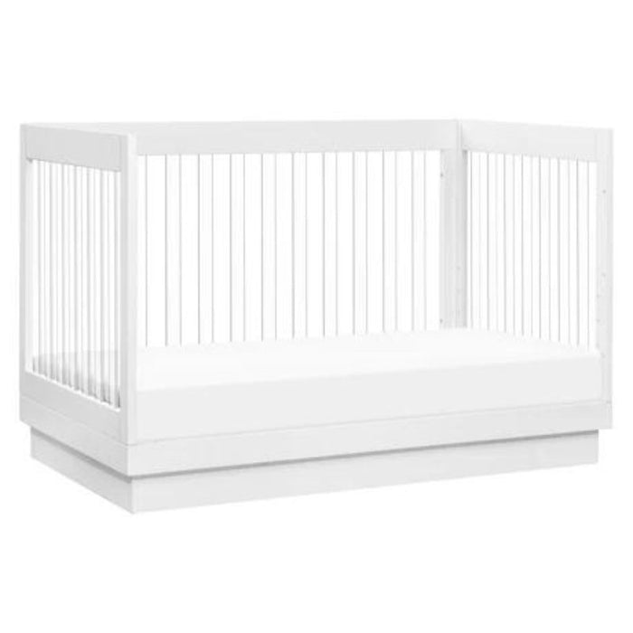 Harlow Acrylic 3-in-1 Convertible Crib by Babyletto at $899! Shop now at Nestled by Snuggle Bugz for Cribs.