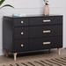 Lolly 6-Drawer Double Dresser by Babyletto at $899! Shop now at Nestled by Snuggle Bugz for Dressers.