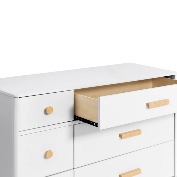 Lolly 6-Drawer Double Dresser by Babyletto at $899! Shop now at Nestled by Snuggle Bugz for Dressers.