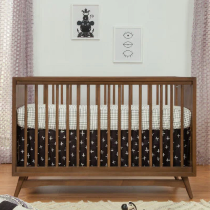 Babyletto Peggy 3 in 1 Convertible Crib Natural Walnut