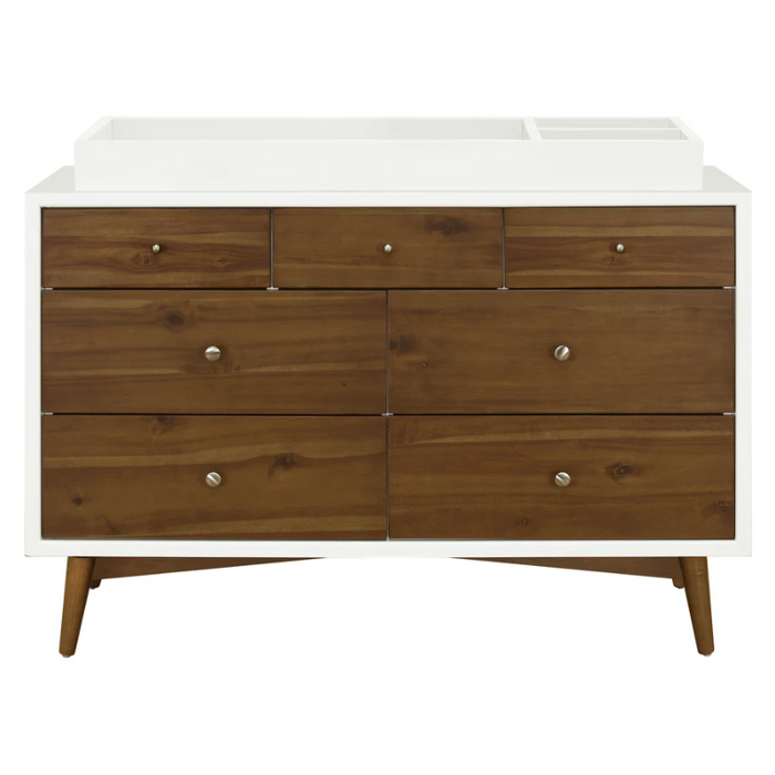 Babyletto Palma 7 Drawer Double Dresser Natural Walnut