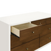 Palma 7-Drawer Double Dresser by Babyletto at $1099! Shop now at Nestled by Snuggle Bugz for Nursery & Décor.