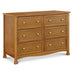 Kalani 6 Drawer Double Wide Dresser by DaVinci at $499! Shop now at Nestled by Snuggle Bugz for Dressers.