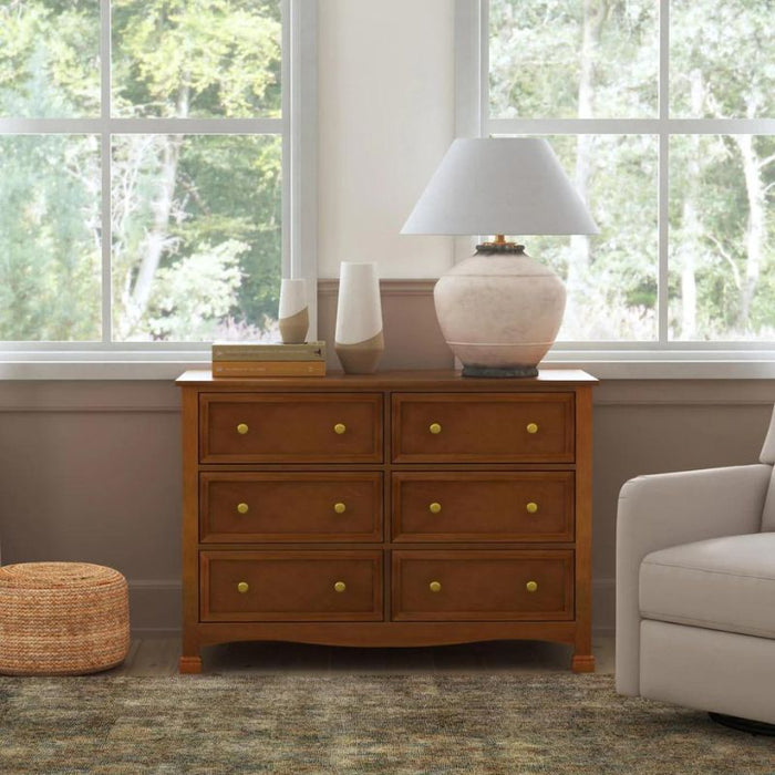 Kalani 6 Drawer Double Wide Dresser by DaVinci at $499! Shop now at Nestled by Snuggle Bugz for Dressers.