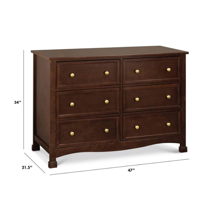 Kalani 6 Drawer Double Wide Dresser by DaVinci at $499! Shop now at Nestled by Snuggle Bugz for Dressers.