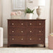 Kalani 6 Drawer Double Wide Dresser by DaVinci at $499! Shop now at Nestled by Snuggle Bugz for Dressers.