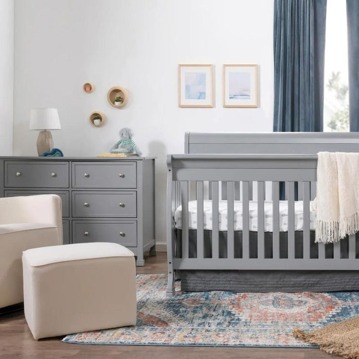 Kalani 6 Drawer Double Wide Dresser by DaVinci at $599! Shop now at Nestled by Snuggle Bugz for Nursery & Décor.