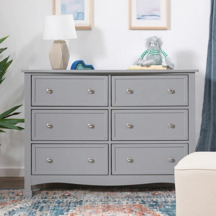 Kalani 6 Drawer Double Wide Dresser by DaVinci at $499! Shop now at Nestled by Snuggle Bugz for Dressers.