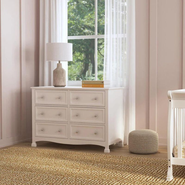 Kalani 6 Drawer Double Wide Dresser by DaVinci at $499! Shop now at Nestled by Snuggle Bugz for Dressers.