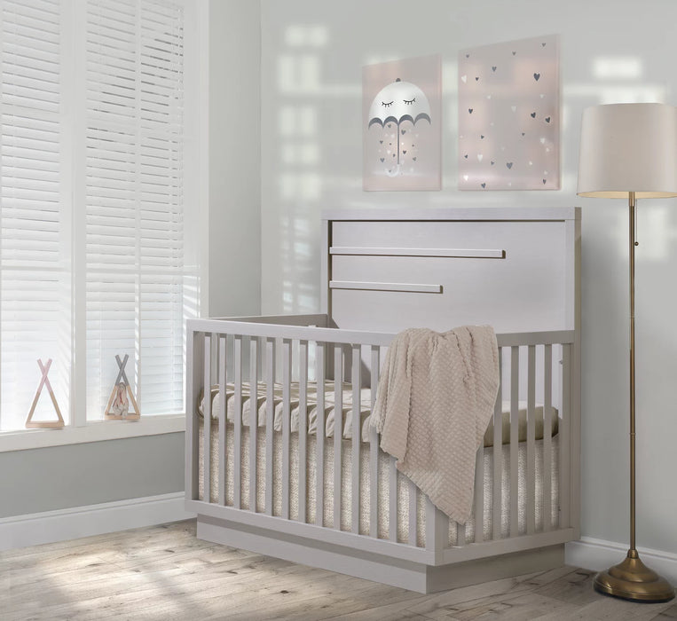 Como 4-in-1 Convertible Crib with Horizontal Molding by Natart Juvenile at $1349! Shop now at Nestled by Snuggle Bugz for Cribs.