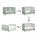 Colby 4-in-1 Low-Profile Convertible Crib by Carter's at $399! Shop now at Nestled by Snuggle Bugz for Cribs.