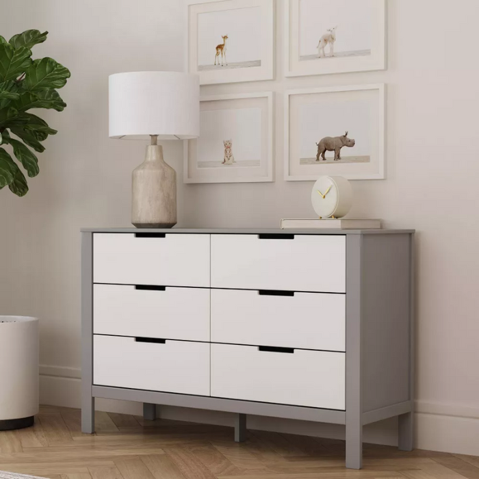 Colby 6-Drawer Double Dresser by Carter's at $399! Shop now at Nestled by Snuggle Bugz for Dressers.