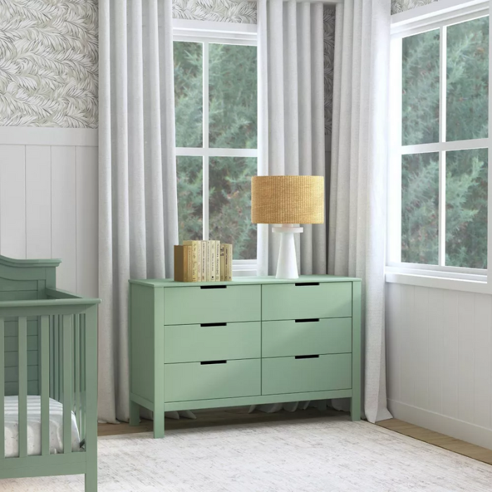 Colby 6-Drawer Double Dresser by Carter's at $399! Shop now at Nestled by Snuggle Bugz for Dressers.