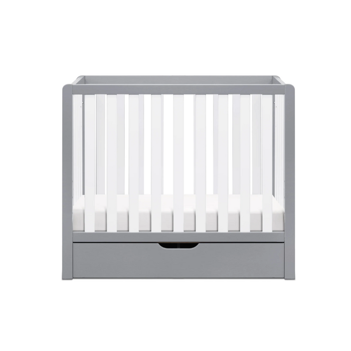 Colby 4 In 1 Convertible Mini Crib With Trundle Washed Natural by DaVinci