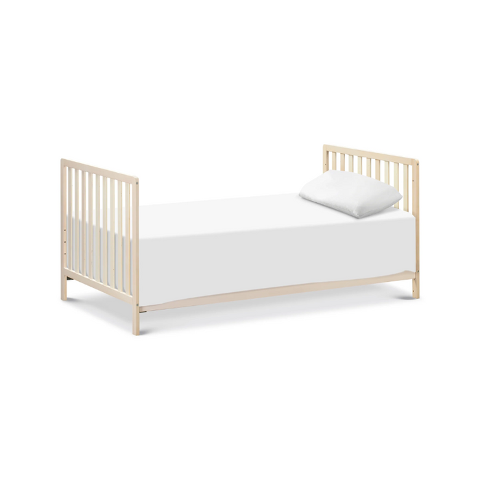 Colby 4 In 1 Convertible Mini Crib With Trundle Washed Natural by DaVinci
