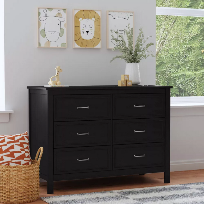 Charlie 6-Drawer Double Dresser by DaVinci at $449! Shop now at Nestled by Snuggle Bugz for Dressers.