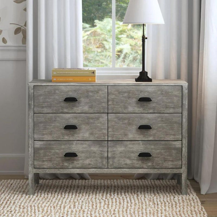 Fairway 6-Drawer Double Dresser by DaVinci at $499! Shop now at Nestled by Snuggle Bugz for Dressers.