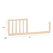Mini Toddler Bed Conversion Kit for Mini Crib by DaVinci Baby at $79! Shop now at Nestled by Snuggle Bugz for Nursery & Décor.