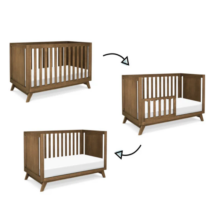 DaVinci Otto 3 in 1 Convertible Crib Walnut