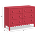 Sammy Scallop 6-Drawer Dresser by DaVinci at $549! Shop now at Nestled by Snuggle Bugz for Nursery & Décor.