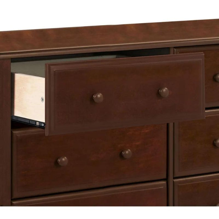 Jayden 6-Drawer Double Wide Dresser by DaVinci at $499! Shop now at Nestled by Snuggle Bugz for Dressers.