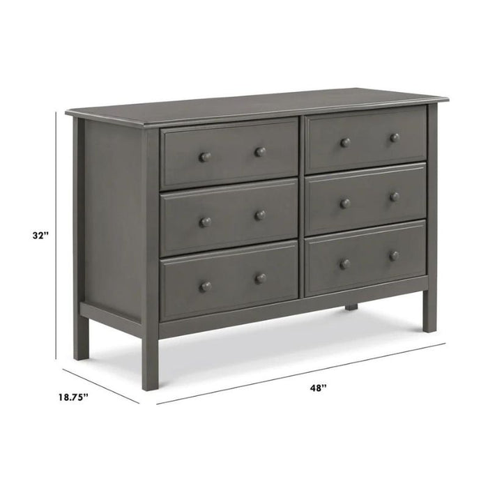 Jayden 6-Drawer Double Wide Dresser by DaVinci at $499! Shop now at Nestled by Snuggle Bugz for Dressers.