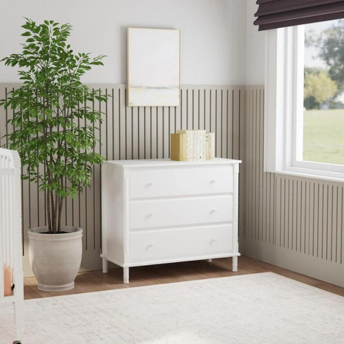 Jenny Lind Spindle 3-Drawer Dresser by DaVinci at $399! Shop now at Nestled by Snuggle Bugz for Dressers.