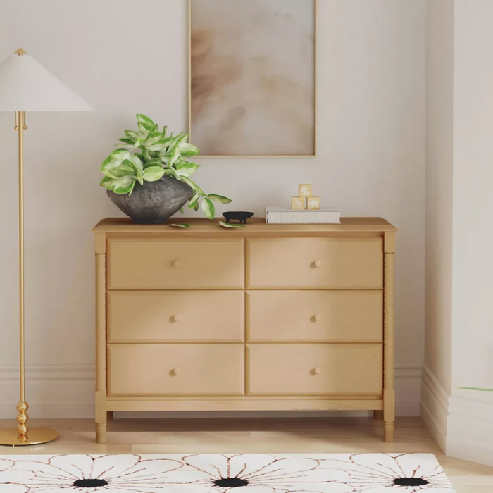Jenny Lind Spindle 6-Drawer Dresser by DaVinci at $599! Shop now at Nestled by Snuggle Bugz for Dressers.