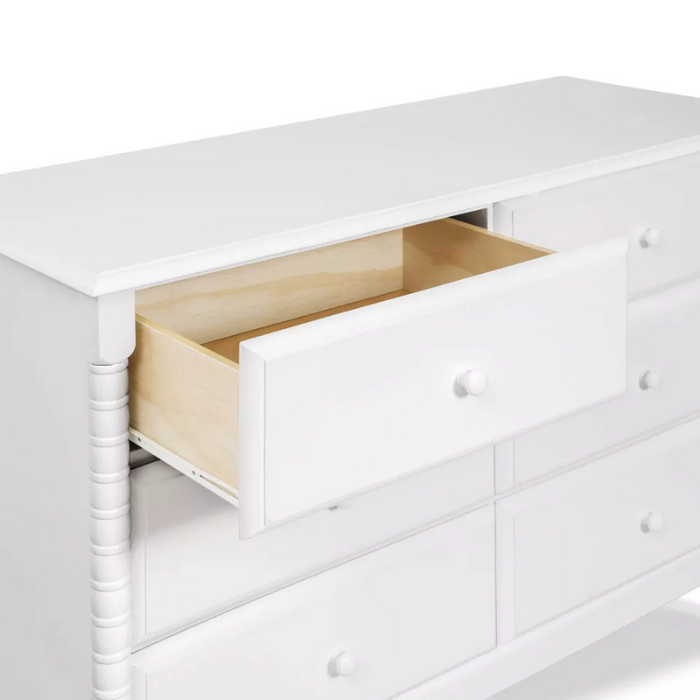 Jenny Lind Spindle 6-Drawer Dresser by DaVinci at $499! Shop now at Nestled by Snuggle Bugz for Dressers.
