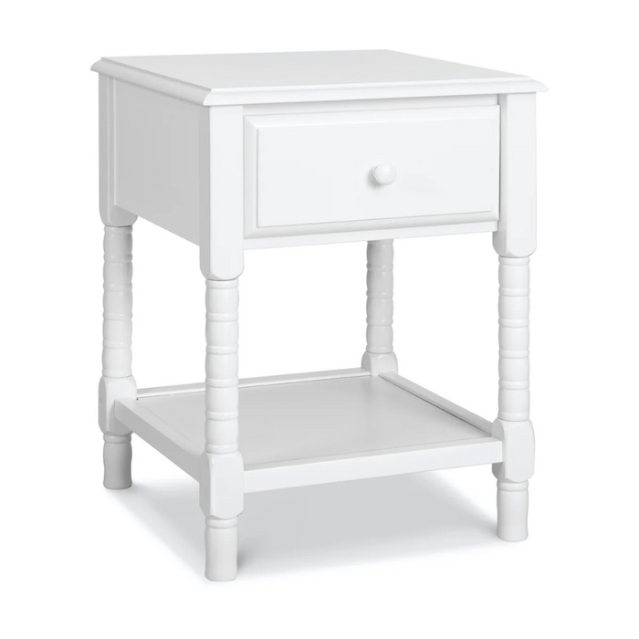 Jenny Lind Spindle Nightstand by DaVinci at $199! Shop now at Nestled by Snuggle Bugz for Night Stands.