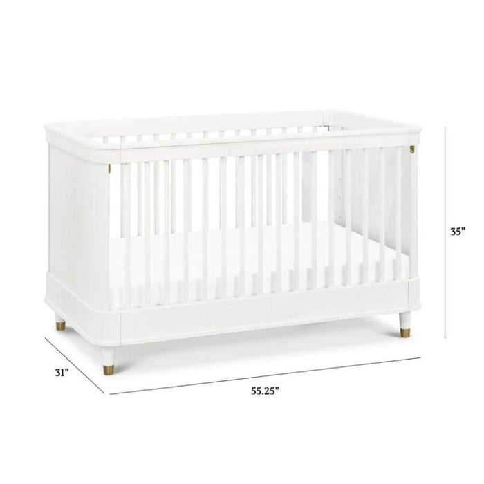 Tanner 3-in-1 Convertible Crib by Namesake at $749! Shop now at Nestled by Snuggle Bugz for Cribs.