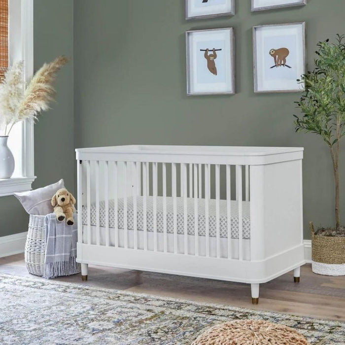 Tanner 3-in-1 Convertible Crib by Namesake at $729! Shop now at Nestled by Snuggle Bugz for Cribs.