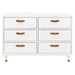 Tanner 6-Drawer Dresser by Namesake at $899! Shop now at Nestled by Snuggle Bugz for Dressers.