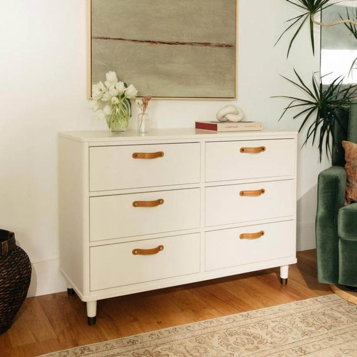 Tanner 6-Drawer Dresser by Namesake at $799! Shop now at Nestled by Snuggle Bugz for Dressers.